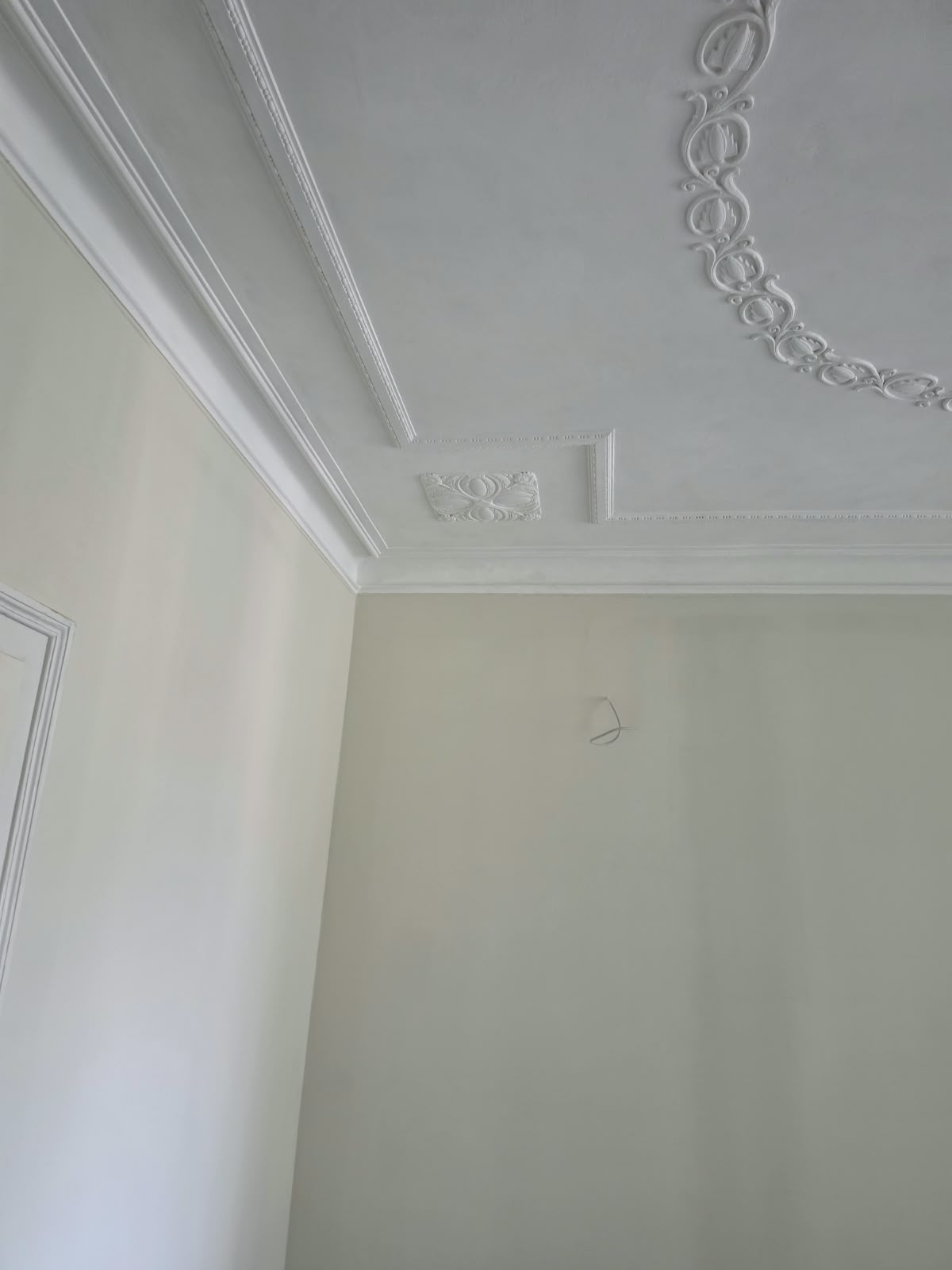 Stuckdecke in einer Altbauwohnung, Stuttgart-Mitte