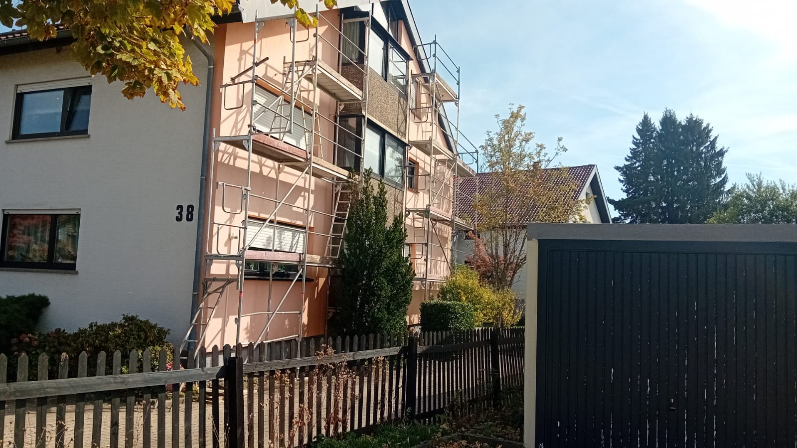 Mehrfamilienhaus in Dobel, Fassadensanierung