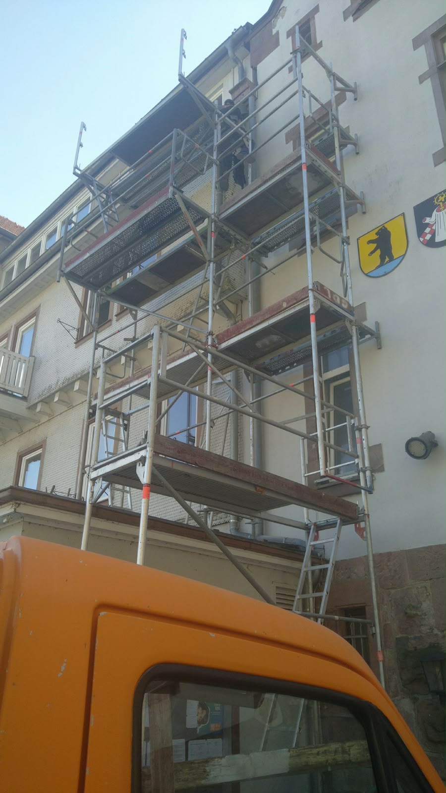 Rathaus Bad Herrenalb, Teilsanierung der Fassade